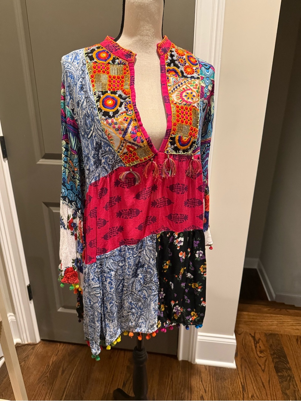 Bohemian Multicolor Women’s Swim Coverup